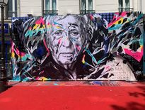 La fresque a été réalisée le 25 juin dernier par l'artiste Jo Di Bona.