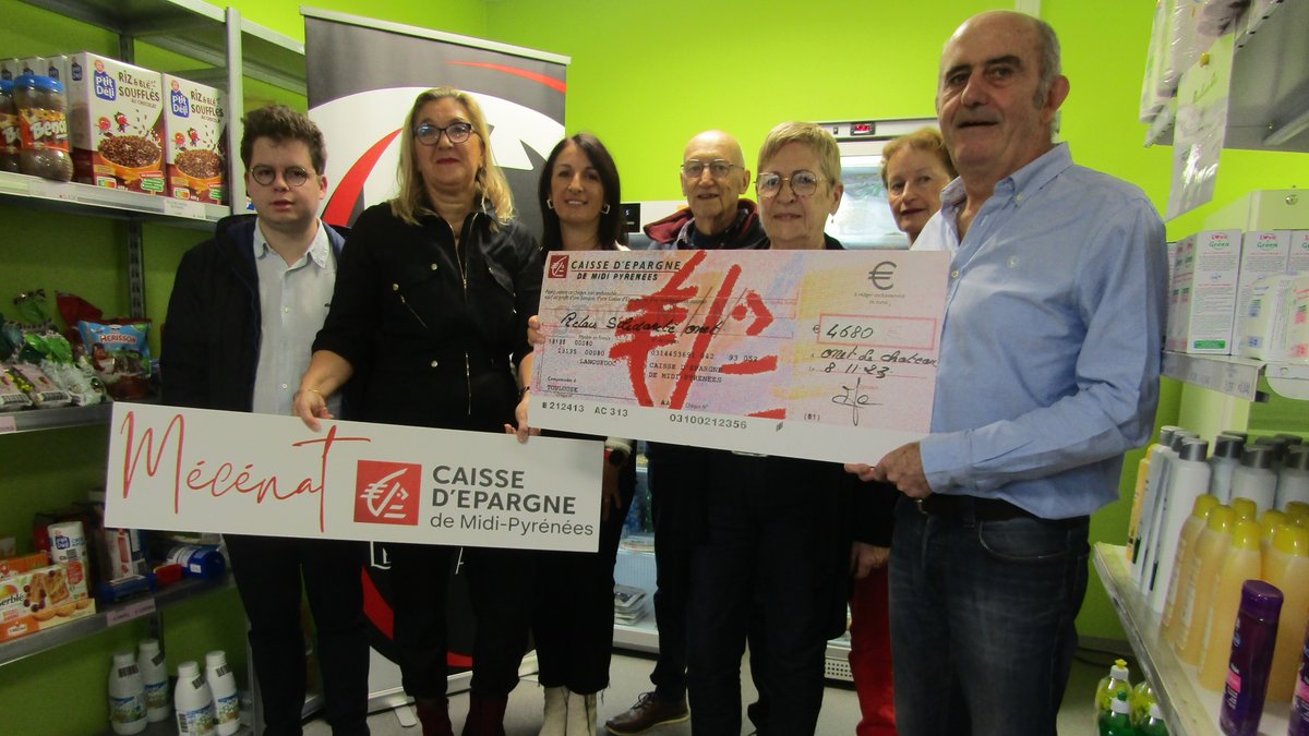 Onet-le-Château. Un geste appréciable pour le Relais Solidarité Onet ...