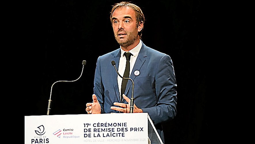Michaël Delafosse a reçu le Prix de la laïcité 2023 mercredi à Paris.
