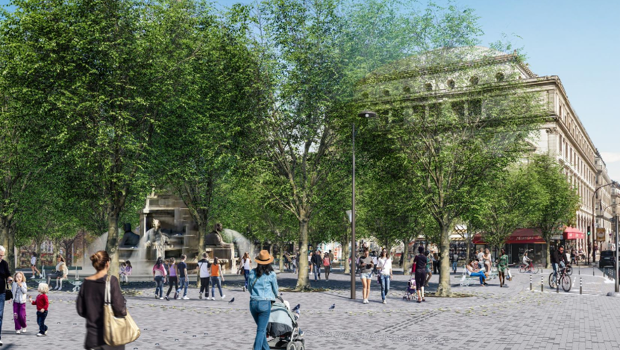 Le programme proposé vise à réserver le barreau devant le Théâtre du Châtelet à la circulation des bus, des taxis et des vélos, tout en agrandissant les trottoirs.