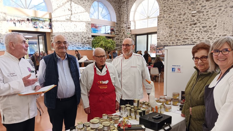 La famille  Guy , Francis Cardaillac et Jean-Pierre Benazet sont  les piliers de la Festa foie gras et salaisons