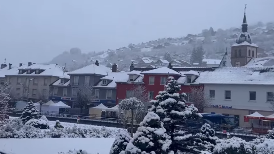 De la neige sur les Vosges depuis au moins ce dimanche.