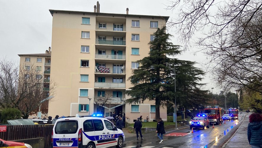 Un feu de cave s'est déclaré dans cet immeuble de la rue Paul Claudel.