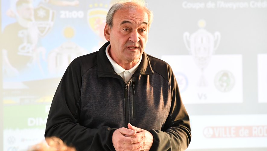 Pierre Bourdet, le président du district de l'Aveyron.