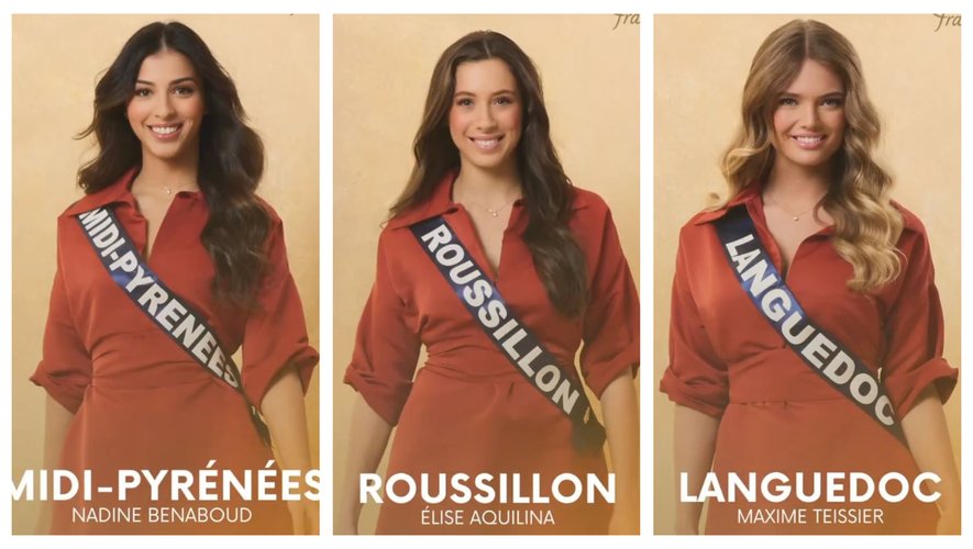 Trois candidates représentaient la région Occitanie au concours Miss France 2024.