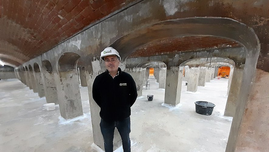 Les cuves de l'usine de la Boissonnade, où est stockée l'eau potable de Rodez, ont récemment été vidées et rénovées.