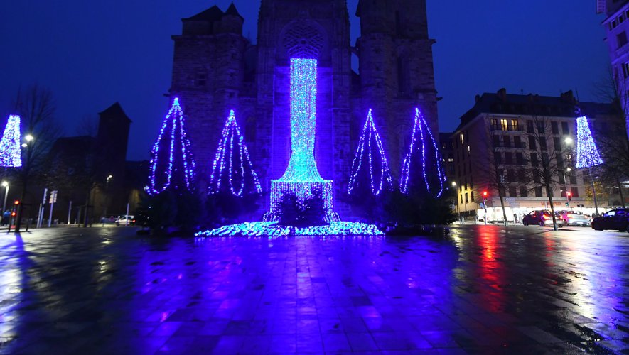 Les illuminations de Rodez ne font pas l'unanimité cette année.