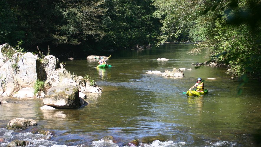 La rivière Aveyron prétexte à d’autres découvertes.