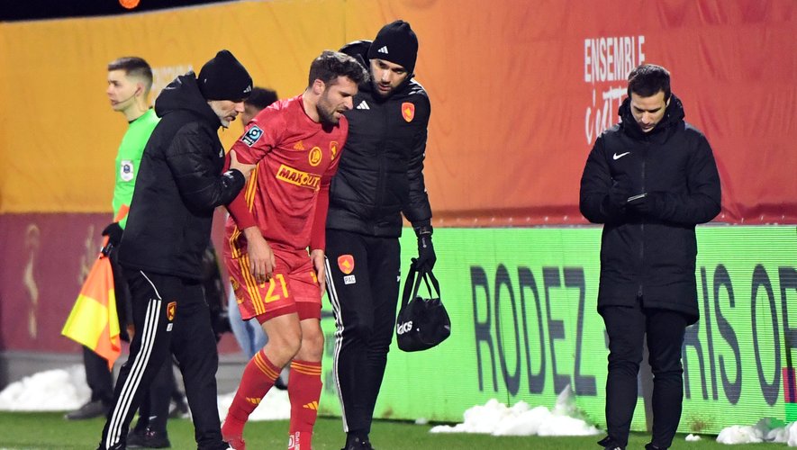 Le joueur du Raf s'est blessé le week-end dernier en championnat de Ligue 2 lors de la réception de Pau à Paul-Lignon.
