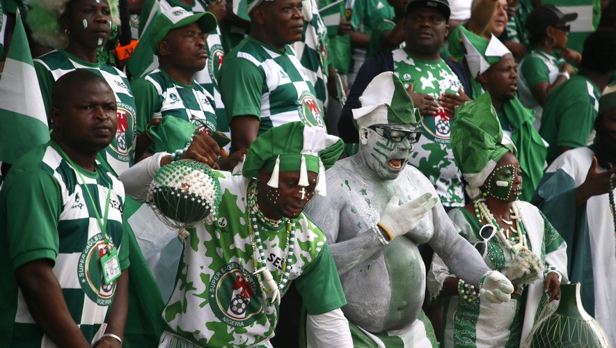 Les supporters du Nigéria seront au rendez-vous des huitièmes de finale de la CAN : ils affronteront le Cameroun.