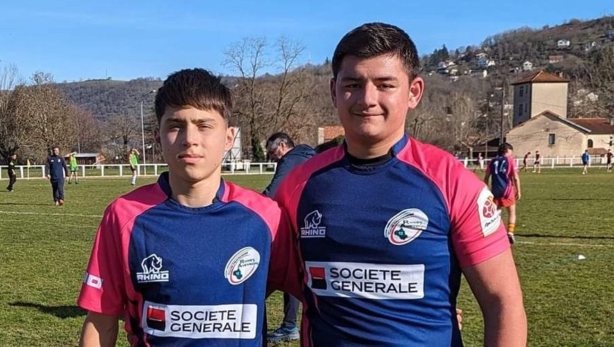 Mahé Vialelles et Romain Delmur vainqueurs du Lot avec la sélection de l’Aveyron U16