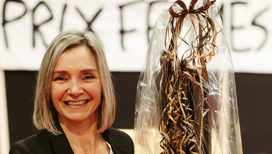 Anne Paulhe Massol a reçu son trophée, le grand prix Femmes de food, dimanche, à Toulouse.