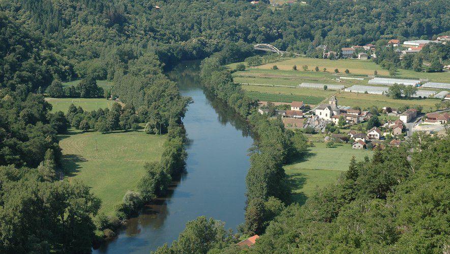 L'Aveyron, ici la vallée du Lot, se classe à la 4e place de cette étude environnementale.