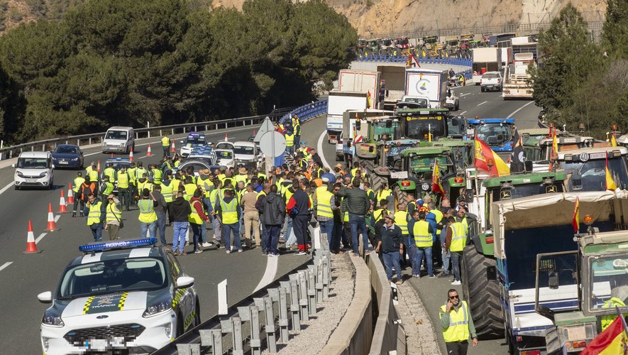 Les agriculteurs espagnols rejoignent les autres mouvements de colère agricole.