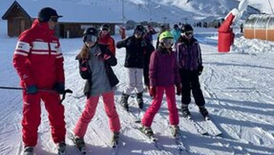 Ski à Saint-Lary pour les collégiens