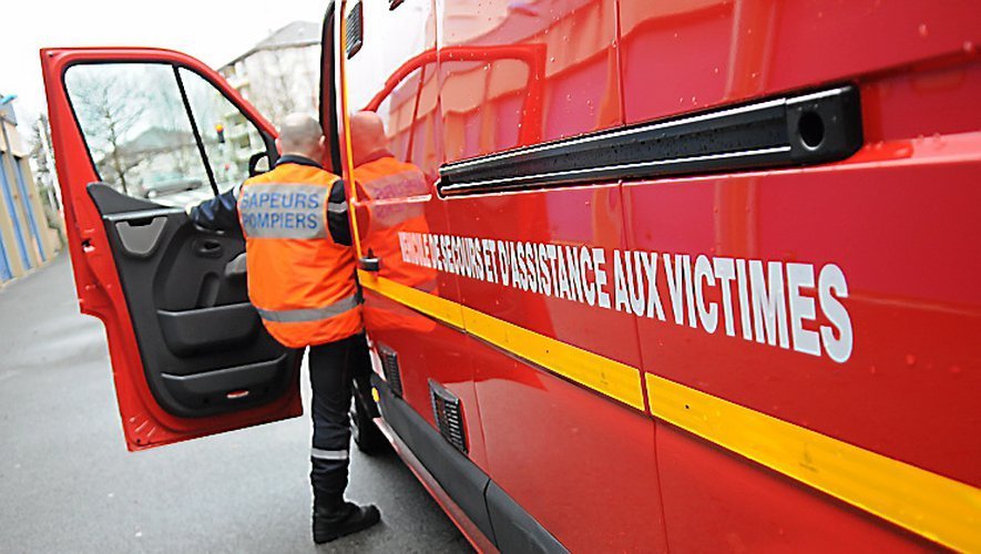 Les pompiers de l'Aveyron ont été dépêchés sur les lieux.