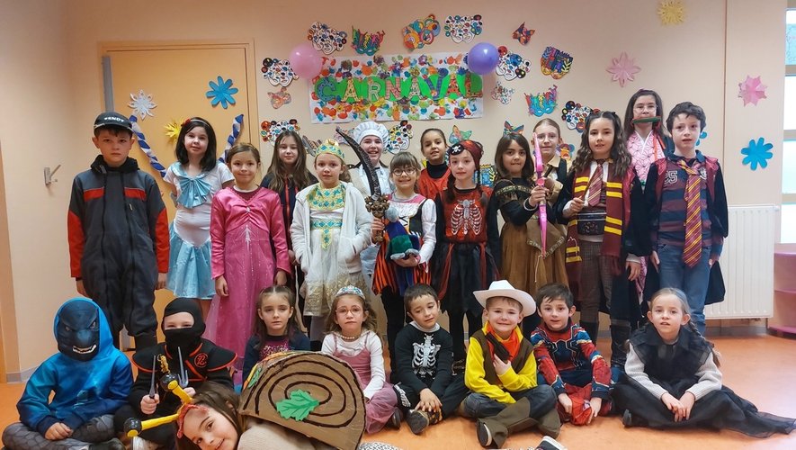 Les enfants de l’école Sainte-Marie fêtent carnaval