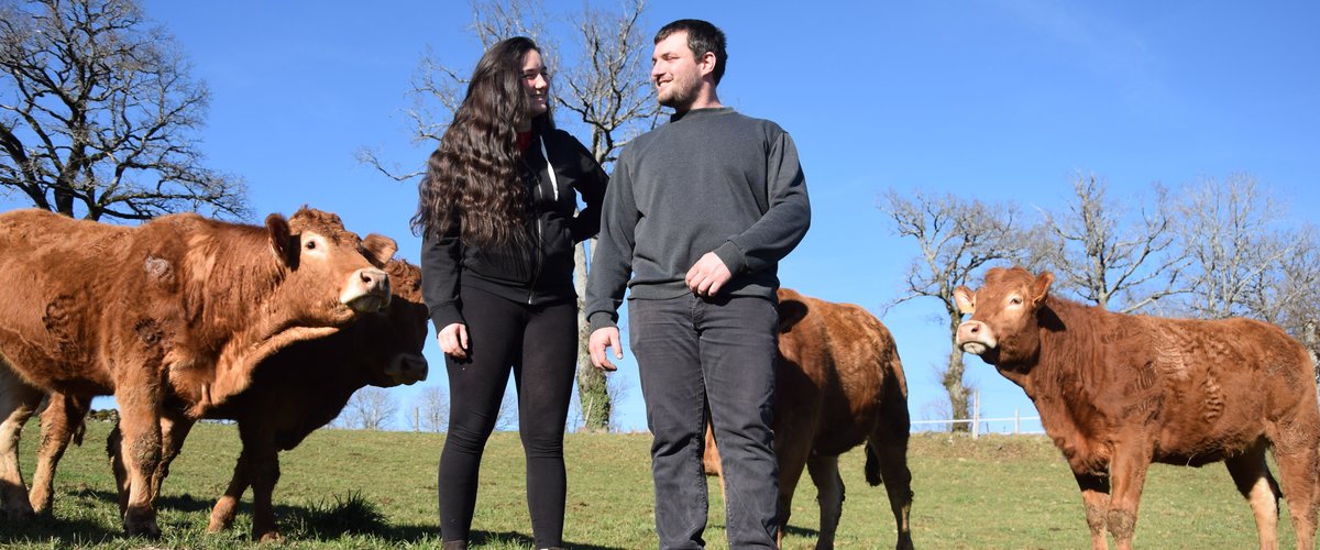 Agriculture : en Aveyron, l'enjeu pour Amy et Antoine, 23 ans, la pérennité face au changement climatique