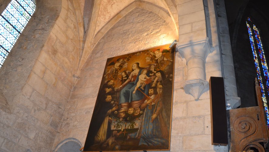 Le vœu de Louis XIII,en l’église de Villeneuve.