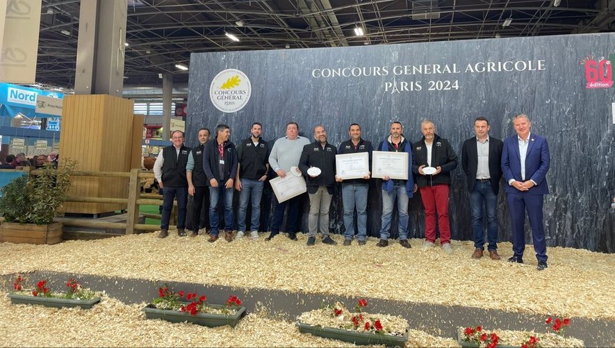 La filière Veau d'Aveyron et du Ségala rafle trois médailles au Salon de l'agriculture.