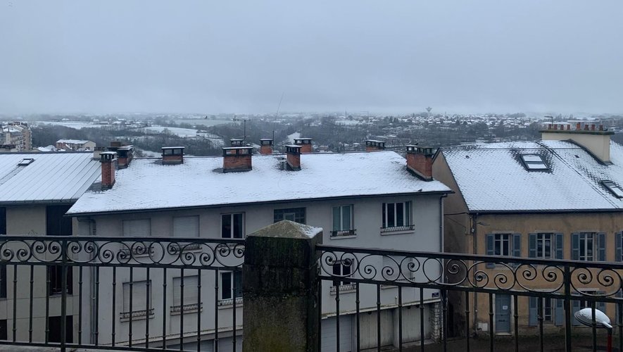 La neige est de retour ce mardi 5 mars en Aveyron.