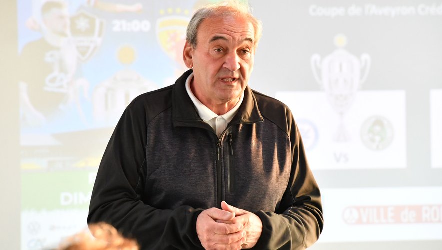 Pierre Bourdet, président du District de l’Aveyron.