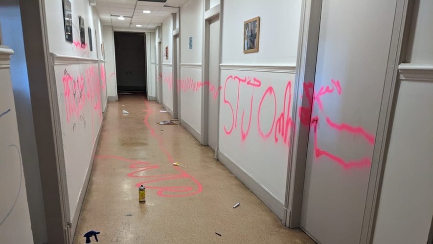 Le collège Saint-Joseph victime d'actes de vandalisme dans la nuit de samedi à dimanche.