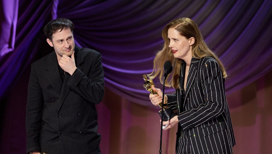 Arthur Harari et Justine Triet ont été récompensés avec "Anatomie d'une chute", lors de la 96e cérémonie des Oscars.