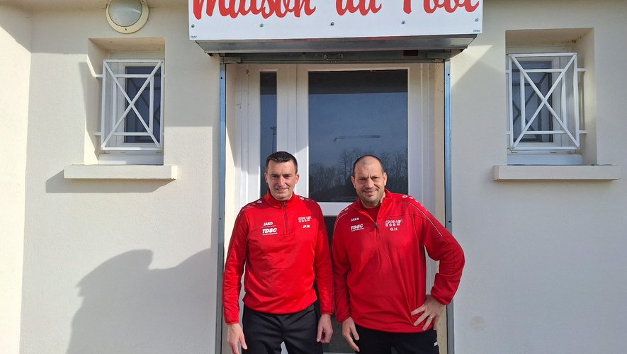 Jean-Philippe Moussyet et Guillaume Hurtes œuvrent à la présidence d’Espoir foot.
