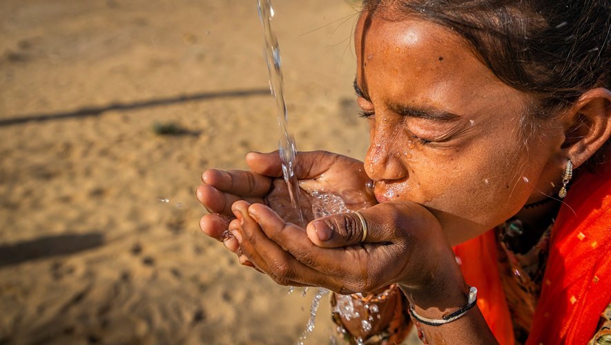 Un enfant sur trois vit déjà dans une zone exposée à des pénuries d'eau sévères.