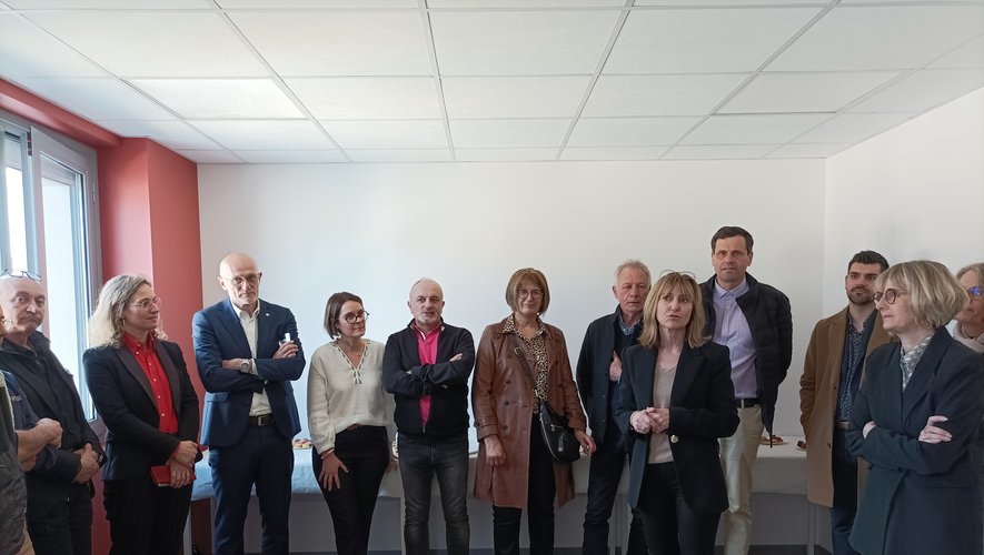 L’inauguration s’est effectuée en présence des élus et partenaires.