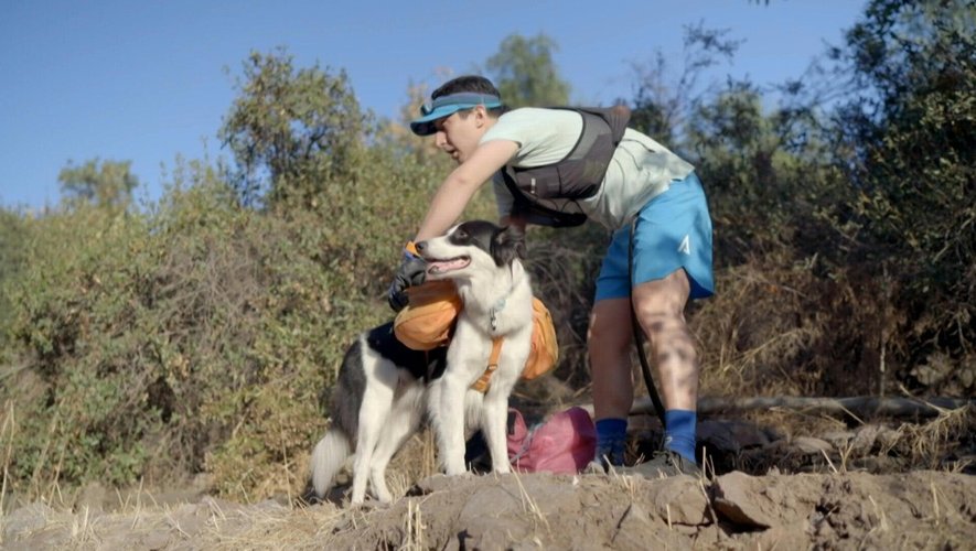 Gonzalo Chiang met à profit son jogging à l'aube avec son chien pour ramasser les déchets sur les hauteurs de Santiago du Chili.