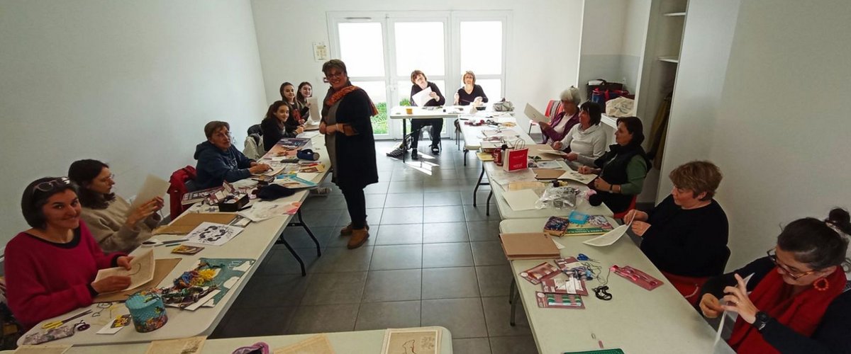 Comps-la-Grand-Ville. À l’atelier de broderie de petits chefs-d’œuvre sont en création