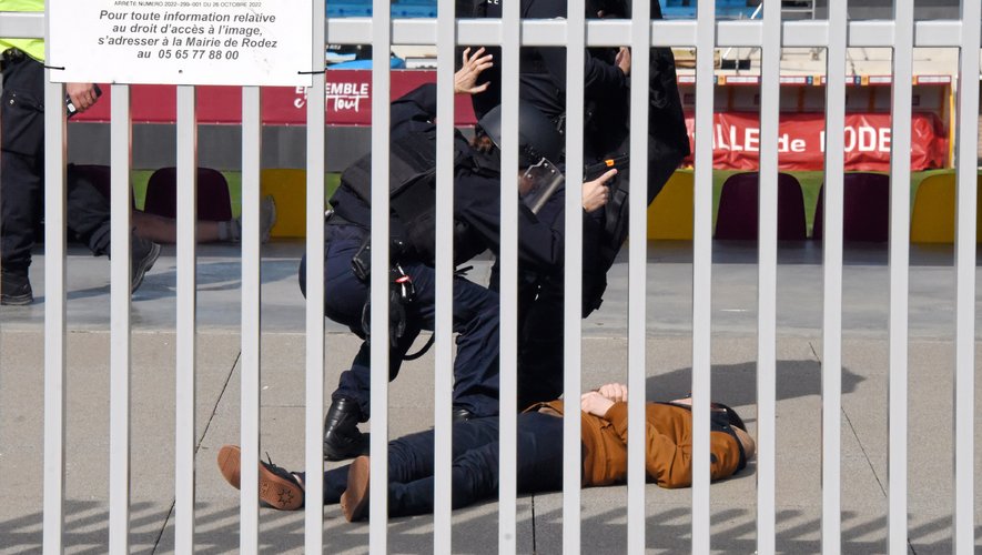 DIAPORAMA. Attaque terroriste et alerte à la bombe à Rodez, revivez en ...