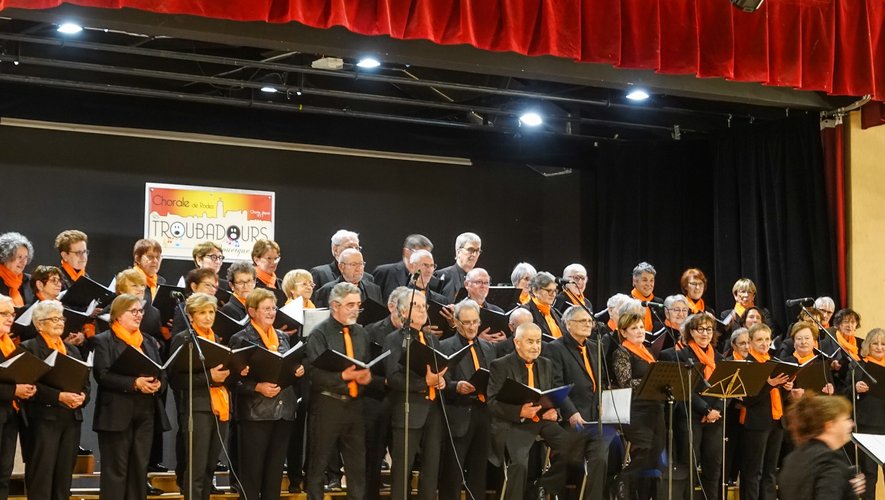 Des chants sacrés à la variété, les Troubadours du Rouergue proposent des concerts très variés.