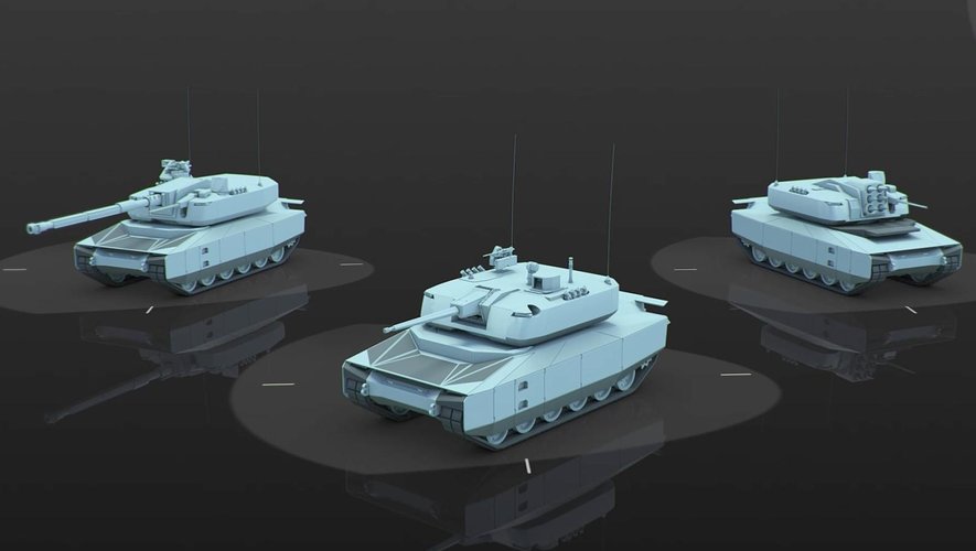 Le MGCS "char du futur" remplacera les chars Leopard 2 allemands et les chars Leclerc français.