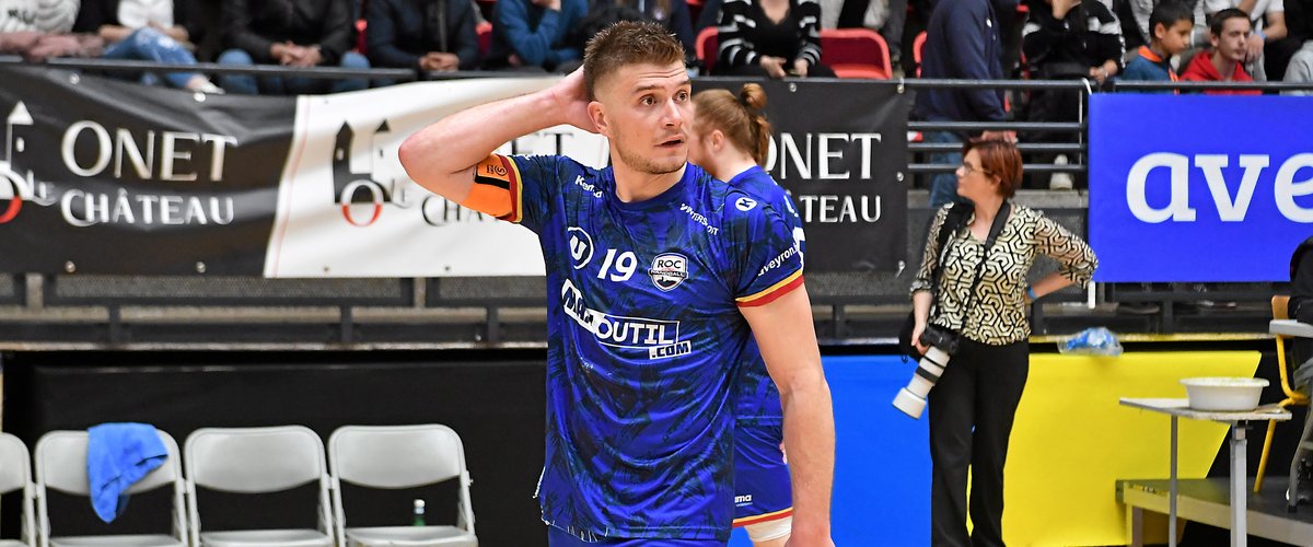 Handball : Tout était réuni pour passer une super soirée, regrette le capitaine du Roc Robin Besset après la déconvenue face à Limoges