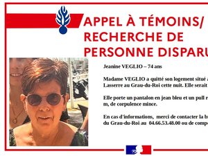 Disparition : Jeanine a quitté son domicile en pleine nuit, la gendarmerie du Gard lance un appel à témoins