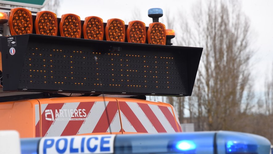 Les secours sont intervenus vers 5 heures du matin pour secourir un conducteur accidenté sur la RN88, au nord de Rodez.
