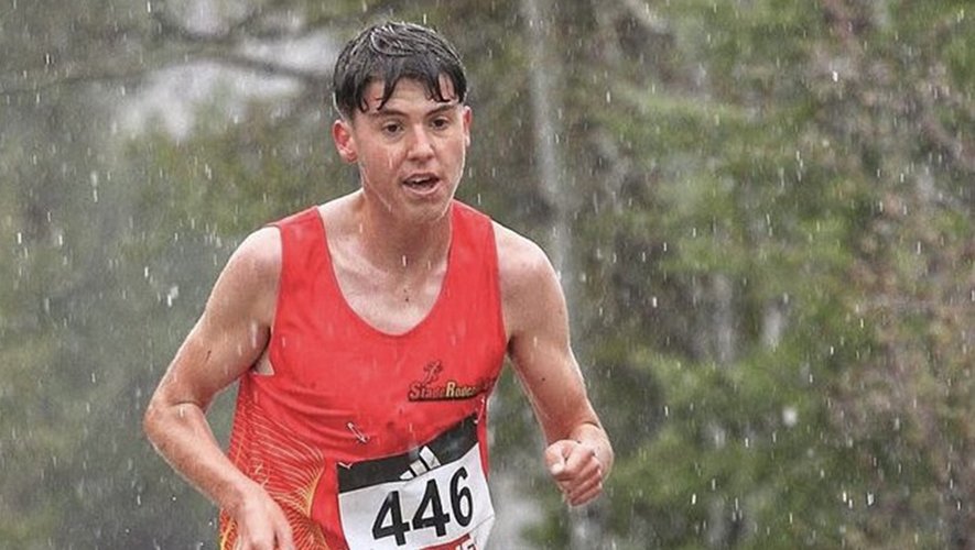 Oscar Cransac-Chayrigues s’est battu pour obtenir la médaille d’argent sous la pluie et les flocons de neige.
