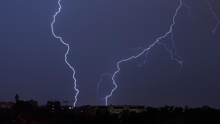 11 130 éclairs ont été recensés dans la nuit de dimanche à lundi en France.