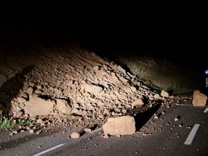 Affaissement de chaussée, éboulement : deux routes touchées par les dernières pluies dans l'ouest de l'Aveyron