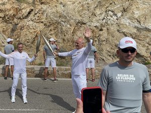 VIDÉO. Flamme olympique : revivez le parcours de Christian Cabantous, l'Aveyronnais qui a porté la flamme en Corse