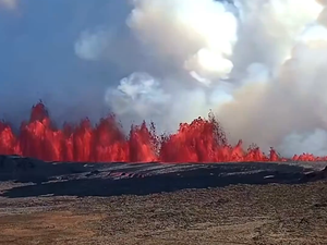 VIDÉO. Volcan en Islande : les images impressionnantes de la nouvelle éruption sur la péninsule de Reykjanes
