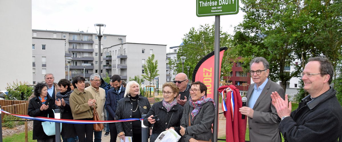 Rodez : ce square à Bourran baptisé Thérèse Dauty, une résistante ruthénoise trop méconnue