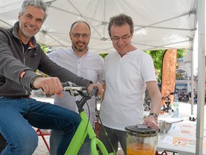 Rodez : la bicyclette en fête et offerte pour faire ses emplettes