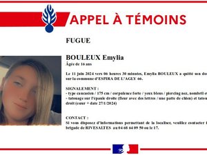 Disparition inquiétante en Occitanie : une adolescente de 16 ans quitte son domicile dans la nuit, un appel à témoins lancé