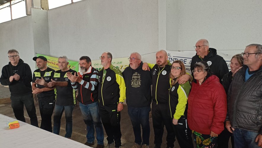 Naucelle. Pétanque : l’équipe locale accroche un podium