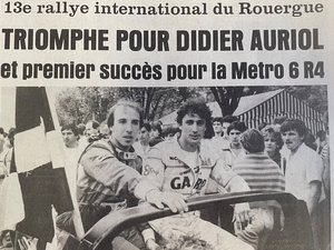SÉRIE. Les vainqueurs aveyronnais du rallye du Rouergue : Didier Auriol, le début du mythe