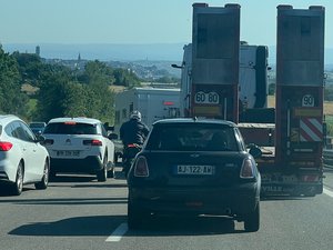 RN 88 : le trafic fortement perturbé suite à un accident, un motard gravement blessé